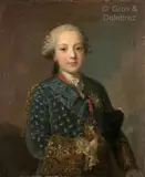 Portrait du duc de Berry, futur Louis XVI by Jean-Martial Frédou, Toile Sans cadre Hauteur :, sold Dec 2021