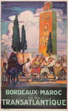 Bordeaux / Maroc by Jeanne Thil, Affiche entoilée, sold Dec 2021