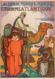 Sans titre by Jeanne Thil, Affiche «Algérie-Tunisie-Maroc par la Transatlantique», sold Dec 2021