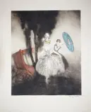 Le Carrosse (The Coach). 1926 by Louis Icart, Eau-forte et aquatinte, sold Apr 2016