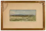 Paysage de la Marcigliana, Italie by Enrico Coleman, Aquarelle, sold Nov 2024