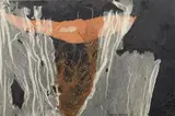 Végétation nuptiale by Horst Egon Kalinowski, 1960, Technique mixte: collage avec filet, gaze, gouache et peinture à l'huile, sold May 2016