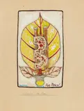 For peace by Guy Harloff, 1961, Gouache sur papier, sold May 2016