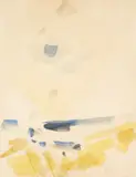 Composition abstraite by Manolis Calliyannis, 1956, Aquarelle sur papier, sold May 2016