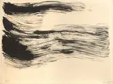 Composition vague noire by René Laubies, 1964, Lithographie Epreuve hors commerce (HC), sold May 2016