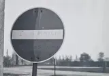 Sans titre by Anker-Spang Larsen, Panneau de stationnement interdit avec écrits, sold Mar 2024