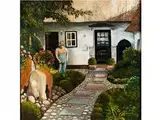 Im Garten by Anna Havasova, oil on canvas, sold Dec 2016