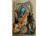 Ohne Titel by Marg Moll, pastel, offered Sep 2016