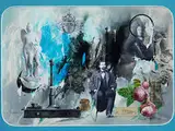 Ohne Titel by Rupert Stöckl, mixed media, sold Dec 2016