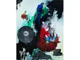 Ohne Titel by Rupert Stöckl, collage, sold Dec 2016