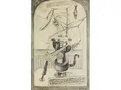 Stella Plage by Gilbert Rigaud, pencil, sold Apr 2016