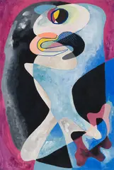 Biomorphic Abstraction by Rolph Scarlett, gouache on paper, sold Jun 2021