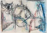 Sans titre by Jean Paul Riopelle, 1962, pastel on paper, sold May 2021