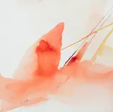 Phenomena Sing Wing by Paul Jenkins, 1964, watercolour on paper, sold Apr 2021