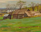Ferguson Lake near Calabogie, Ont. by A. Y. Jackson, oil on board, sold Apr 2021