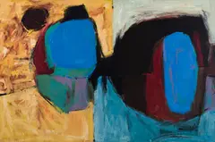 Still Life by Walter Yarwood, 1958, oil on canvas, sold Mar 2021