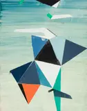 Untitled by Holger Kalberg, gouache on paper, sold Mar 2021