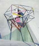 Untitled by Holger Kalberg, gouache on paper, sold Mar 2021