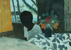 Island Interior and Ocean View by Ray Crooke, Oil on Card on Board, sold Oct 2026