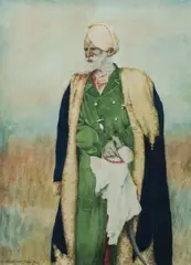 A Rajput of Rajgarh by Mortimer Menpes, c.1903, W/Clr & Gouache, sold Oct 2026