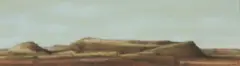 Escarpment 1 by Peter Boggs, 2001, Oil on Canvas on Board, offered Oct 2026