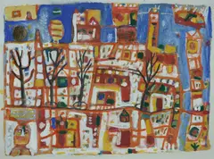 Ocean Landscape by Peter John Ferguson, 1999, Gouache, sold Oct 2026