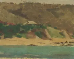 Collaroy Beach - NSW by Peter Glass, 1946, Oil on Board, sold Oct 2026