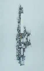 Infinity and the Fourth Dimension by William Rose, 1986, Oil on Ply, offered Oct 2026