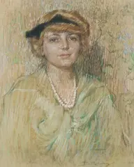 Portrait of a Lady by Florence Rodway, 1910, Pastel, sold Oct 2026