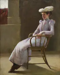 Portrait of a Young Lady by James P Quinn, c.1890s, Oil on Canvas, sold Oct 2026