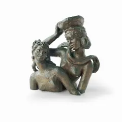 Balinese Girls by Arthur Fleischmann, Bronze, sold Oct 2026
