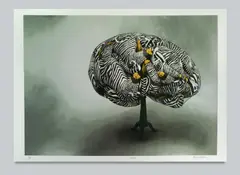 Cortex by Boyd Webb, 1990, Printed by Brad Faine, Coriander, London, offered Oct 2026