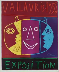 Vallauris 1956 Exposition by Pablo Picasso, 1956, Printed signature, sold Oct 2026