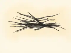 Ohne Titel by Norbert Kricke, 1984, Kreide auf Karton, sold Jan 2023