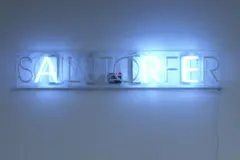 S.A.I.L.S.T.O.R.F.E.R. by Michael Sailstorfer, 2006, Neon-Objekt, sold Apr 2023