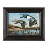Flying Spoonbills by Broderick Crawford, Oil on panel, sold May 2024