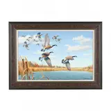 Early Season Canadas by Rob Leslie, Oil on panel, sold May 2024