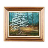 Dogwood by Noeleen Parks, Acrylic on canvas, sold May 2024