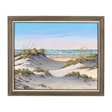 Coastal Landscape by Jake Taylor, Oil on canvas, sold May 2024