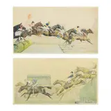 The Water / Valentine's Brook by Paul Desmond Brown, Each an offset lithograph on paper, sold May 2024