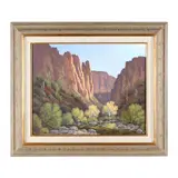 Fish Creek Canyon by Susanne Nyberg, Oil on canvas, sold May 2024
