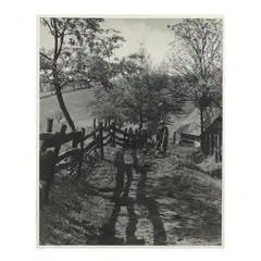 Chestnut Hill by A. Aubrey Bodine, Gelatin silver print (mounted as issued), sold May 2024