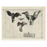 Le Haur d'un Battant de Porte by Félix Bracquemond, Etching on paper, sold May 2024