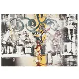 Introduction for a Blues Queen (Uptown at Savoy) by Romare Bearden, Lithograph in colors on paper, sold May 2024