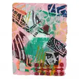 Two by Sam Gilliam, Monoprint with screenprint, sold May 2024