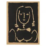 Buste Blanc Sur Noir by Pablo Picasso, Lithograph, sold May 2024