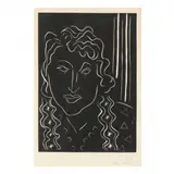 La Belle Tahitienne by Henri Matisse, Linocut on G, sold May 2024