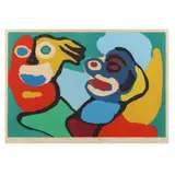Moving in the Wind by Karel Appel, Lithograph in colors on Arches paper, sold May 2024