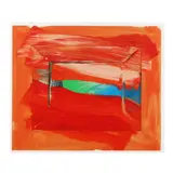 The Sky's The Limit by Howard Hodgkin, Screenprint in colors on white wove paper, sold May 2024