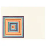 Honduras Lottery Co. by Frank Stella, 1972, lithograph in colors, sold May 2024